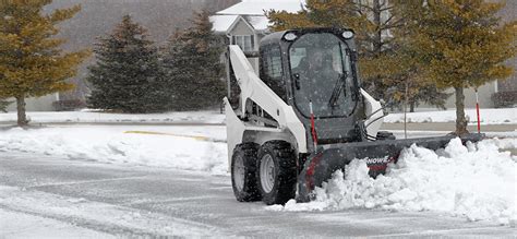 titan skid steer snow plow